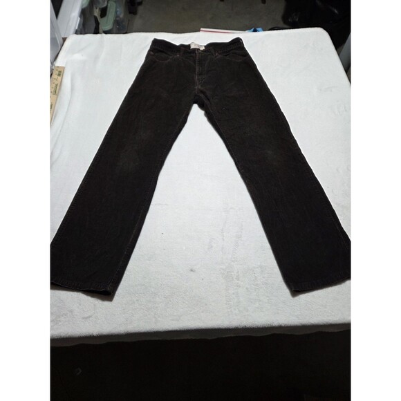 Levi's Men's Corduroy Jean Pants Straight Fit 33x32 Dark Brown - Picture 1 of 11